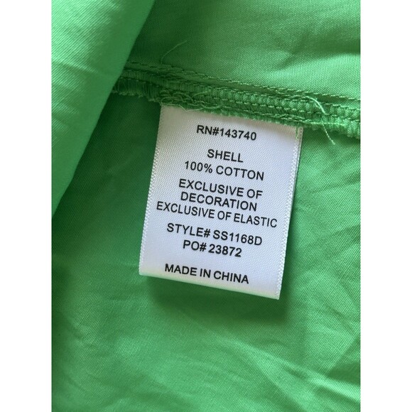 English Factory Ruffle Detail Midi Dress Sz XS Green - Picture 8 of 11